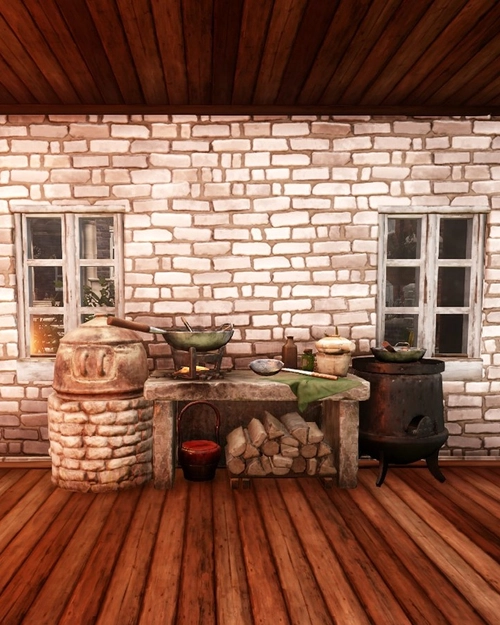 Dynastic Stove in Everfall Housing