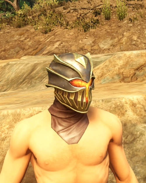 Wrapped Molten Mask of the Scholar