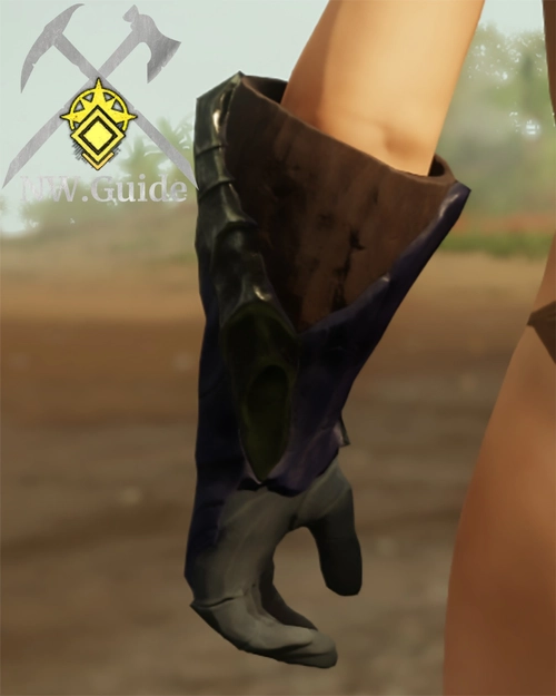 Photo of the Cursed Zealots Gauntlets from the back