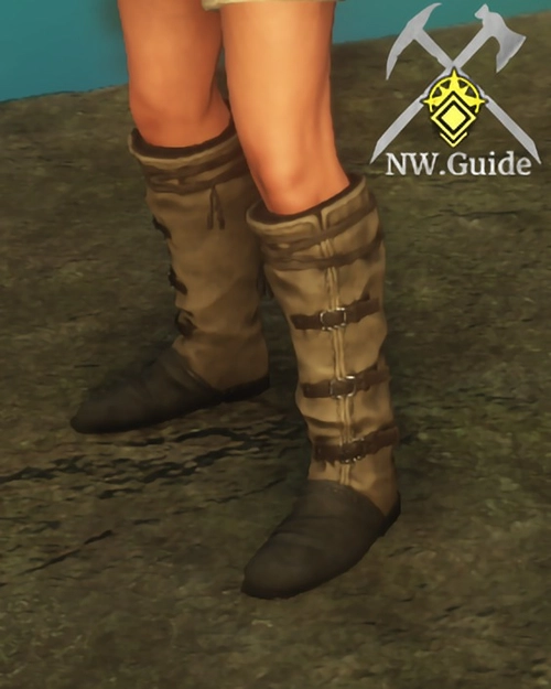 Closeup detailed screenshot of left side Stonecutters Shoes
