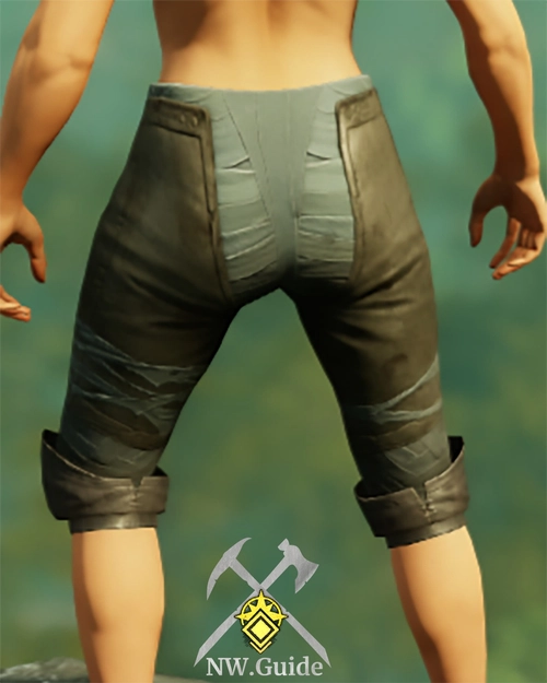 Photo of the back side of crafted Guardian Flanker Pants T5 