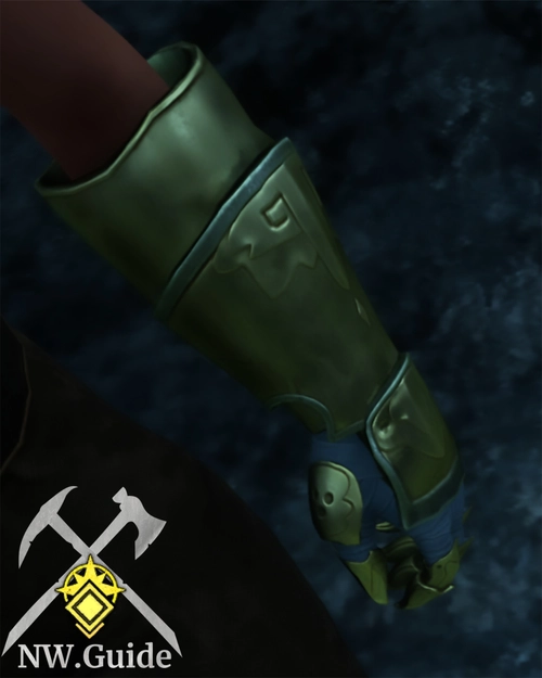 Close up photo of the Guardian Plate Gauntlets T5