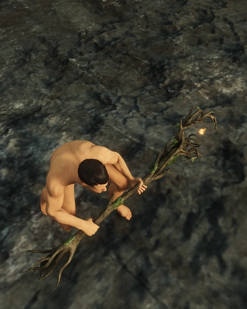 Arboreal Dryad Fire Staff