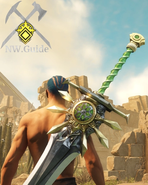 Closeup screenshot of the greatsword Blade of the 19th