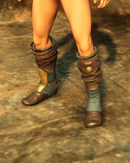 Ancient Leather Boots