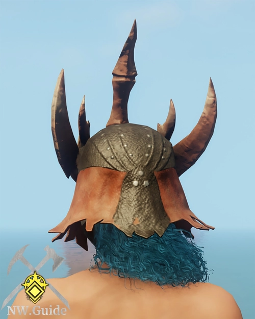 Highres picture of the Chitin Heavy Plate Helm from the back