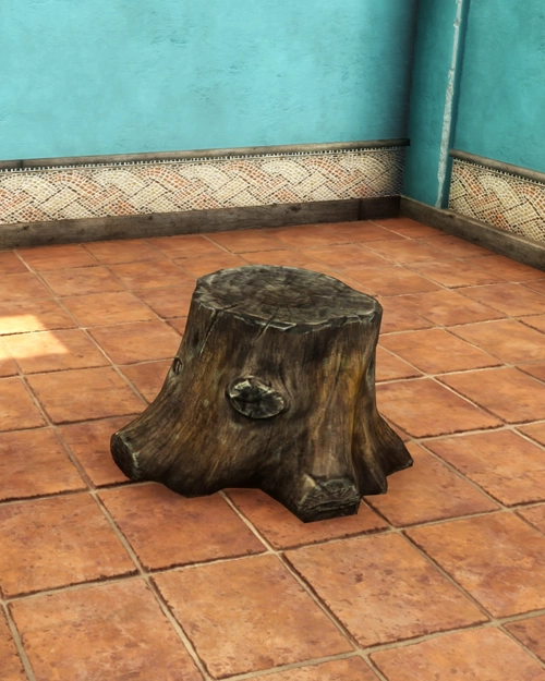 Tree Stump Side Table