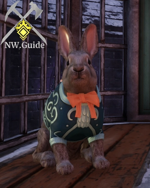 Front view screenshot on Festive Toy Rabbit