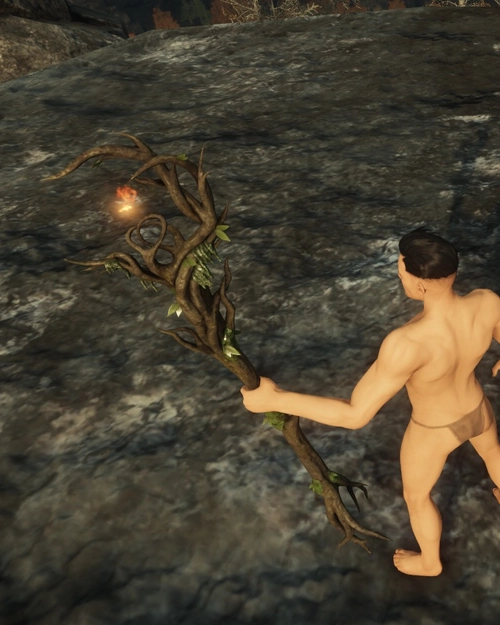 Arboreal Dryad Fire Staff