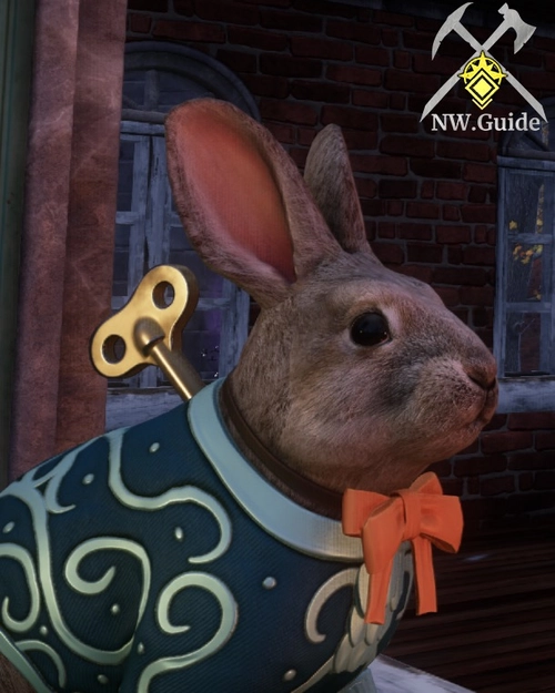 Closeup photo of Festive Toy Rabbit