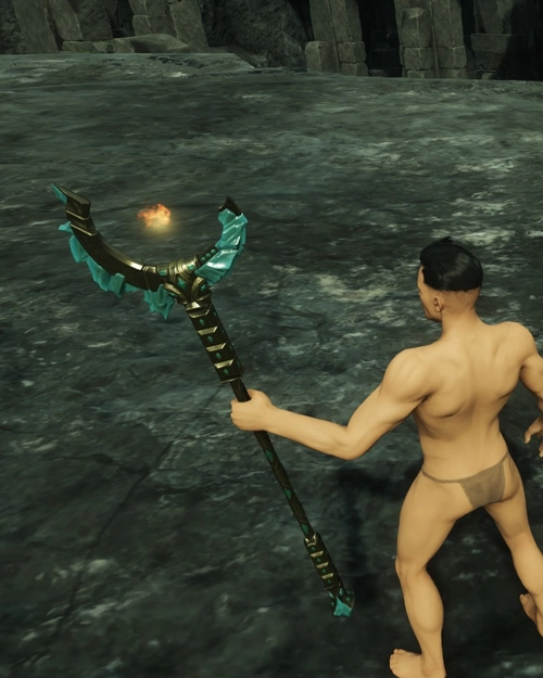 Crystalline Fire Staff