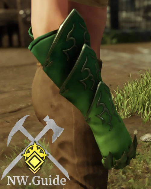 Screenshot of the Overgrown Gloves of the Ranger from side