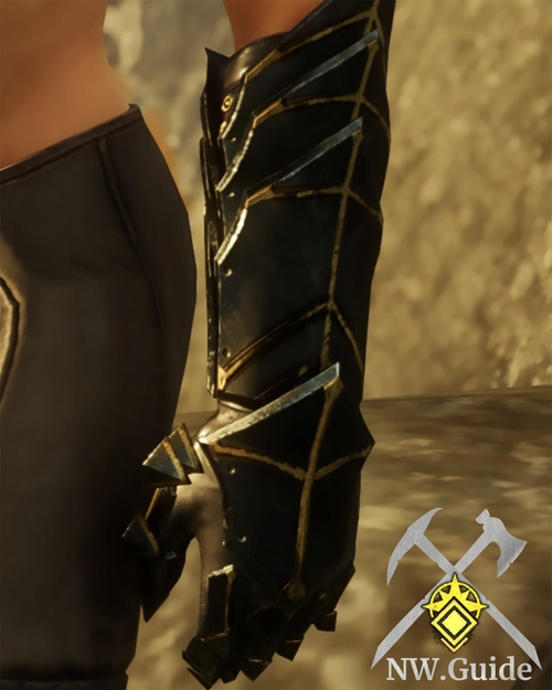 Screenshot of the crafted Tempest Guard Gauntlets T5