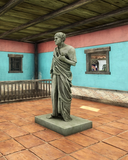 Carved Statue of Caesar