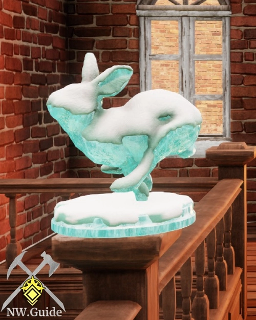 Snowcapped Rabbit Sculpture screenshot