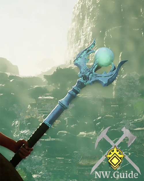 Detailed shot of the Primeval Life Staff T5