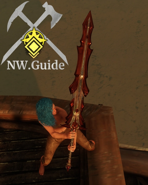 Screenshot of the Conscripts Greatsword from PvP Track
