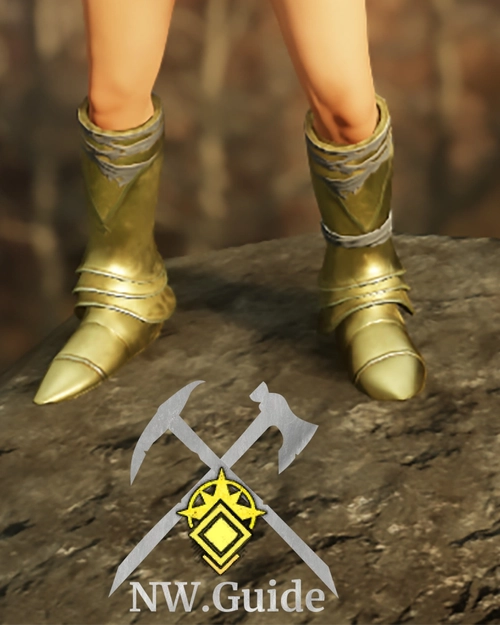 Screenshot of crafted Guardian Plate Boots T5 