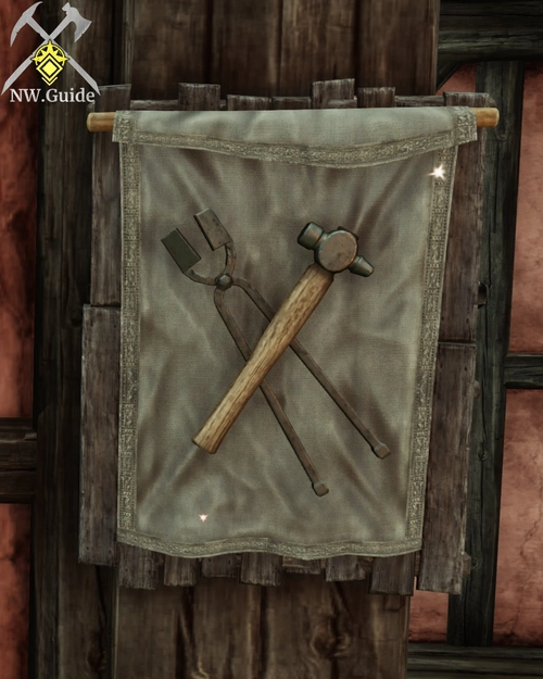 Basic Weaponsmithing Crafting Trophy Front View