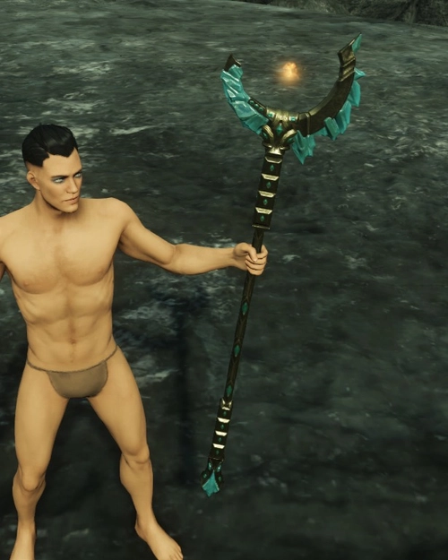 Crystalline Fire Staff