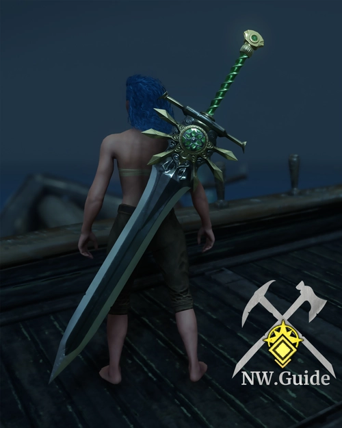 Named greatsword Blade of the 19th photo during night time