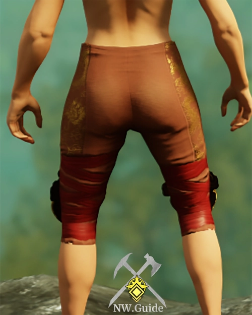 Screenshot of Empress Zhous Embroidered Pants from the back