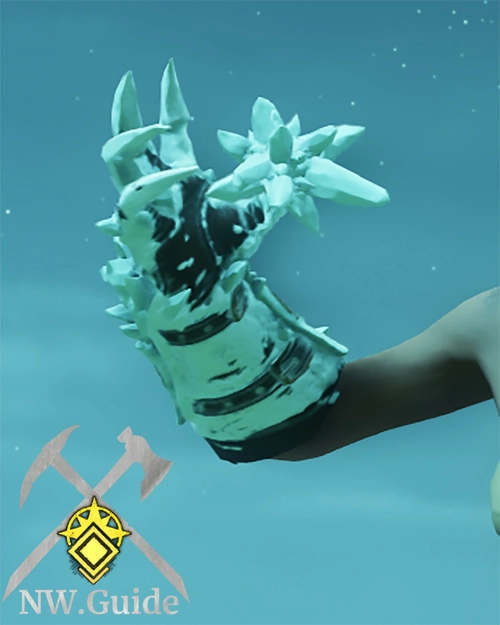 Close up photo of the Ancient Ice Gauntlet T5