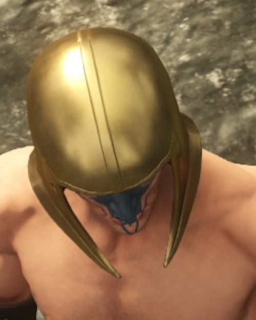 Screenshot of Gleaming Helm from above
