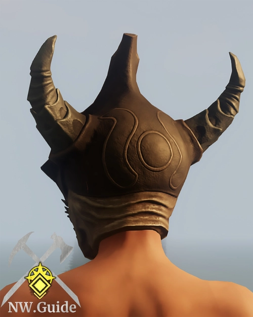 Highres screenshot of the back of tier 3 Defiled Helm