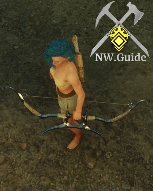 Ancient Bow T2 in the hands of the character