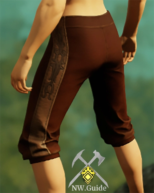 Photo of the crafted Dryad Stalker Pants T5 from the back
