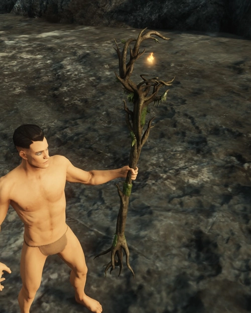 Arboreal Dryad Fire Staff