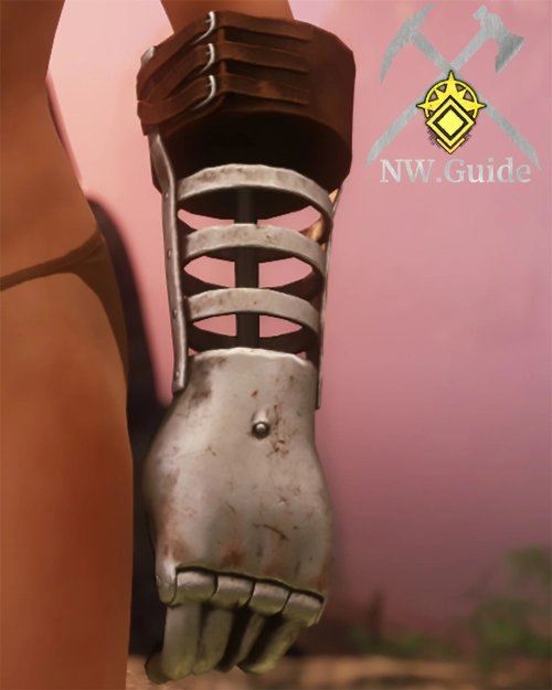 Detailed photo of the left glove of Engineer Gloves T5 