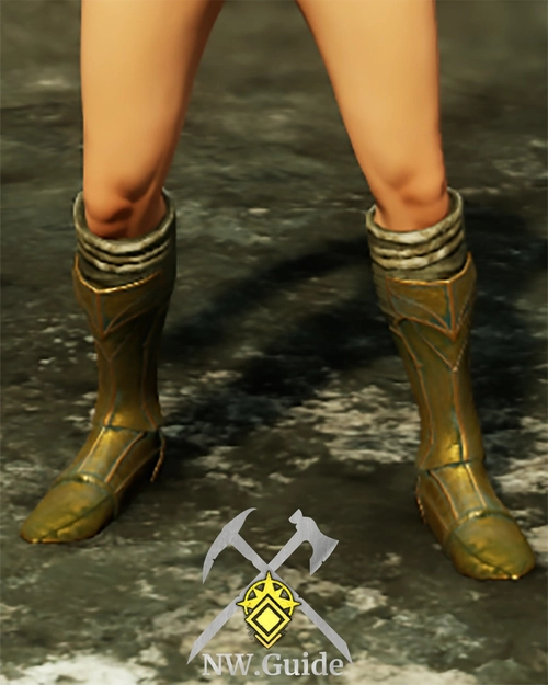 Screenshot of crafted Dryad Guard Boots T5 