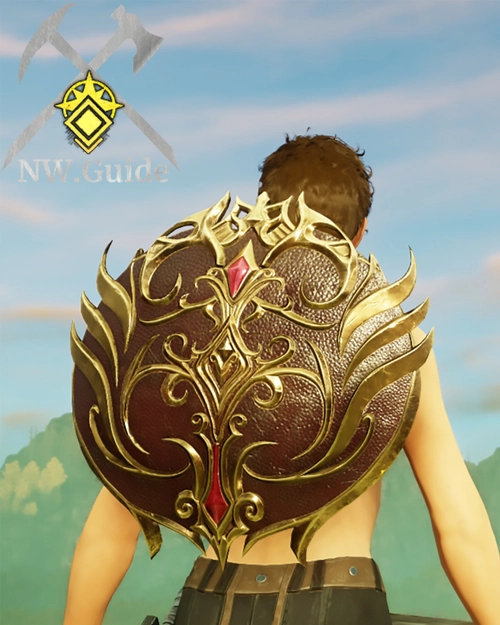 Screenshot of the crafted Corrupted Heart Round Shield