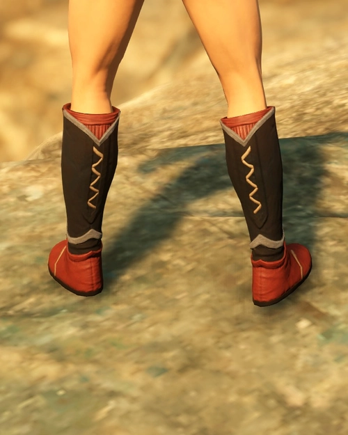 Corrupted Leather Boots