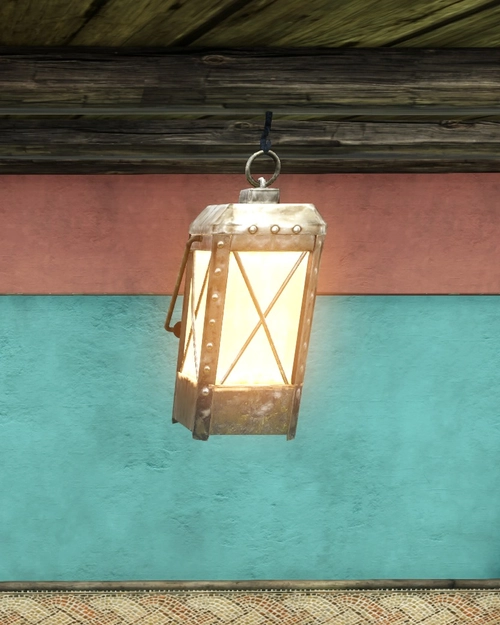 Rusty Hanging Lantern