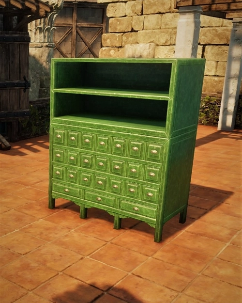 Jade Apothecary Cabinet