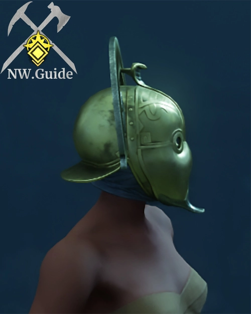 Picture of the Guardian Plate Helm T5 from the side