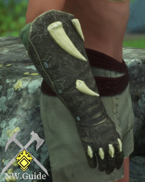 Screenshot of right glove of Chitin Cloth Gloves
