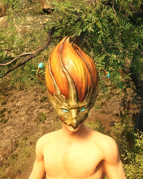 Blighted Growths Flaming Headdress