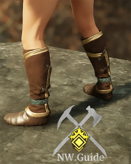 Screenshot of the back side of the Ancient Cloth Shoes T5