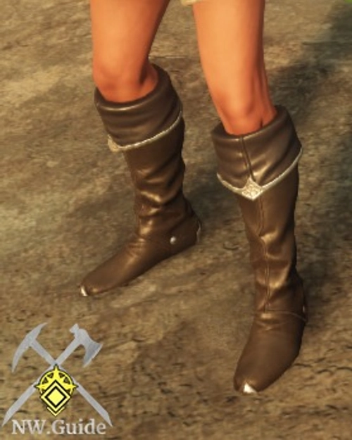 Front screenshot of the tainted boots