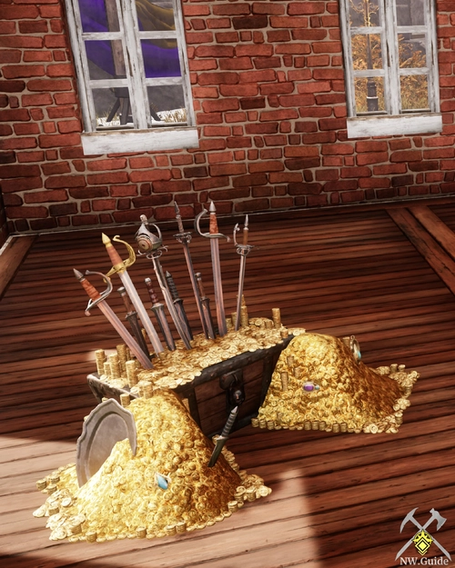 Pirate Monarchs Treasure Throne on floor during the day