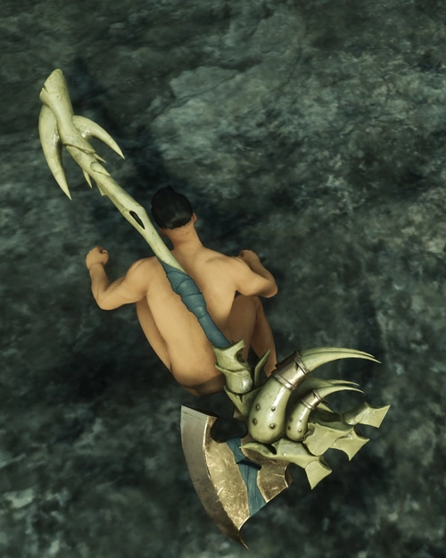 Bone Wrought Great Axe of the Soldier