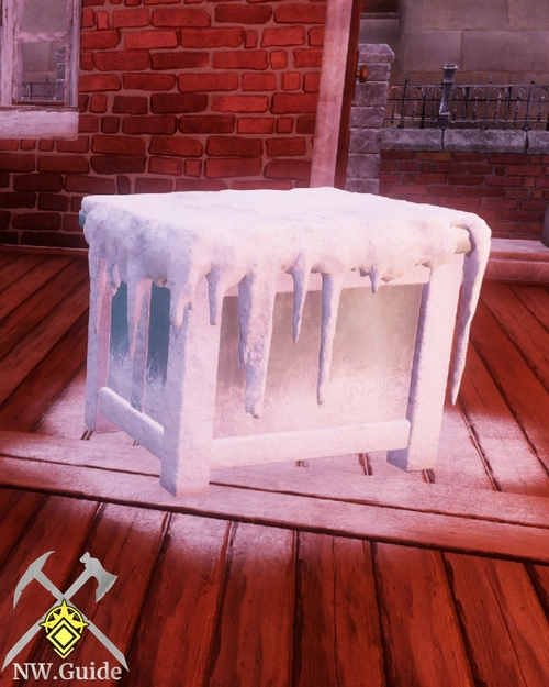 Screenshot of furnishing item Snowcapped Nightstand