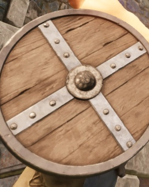 Worn Round Shield