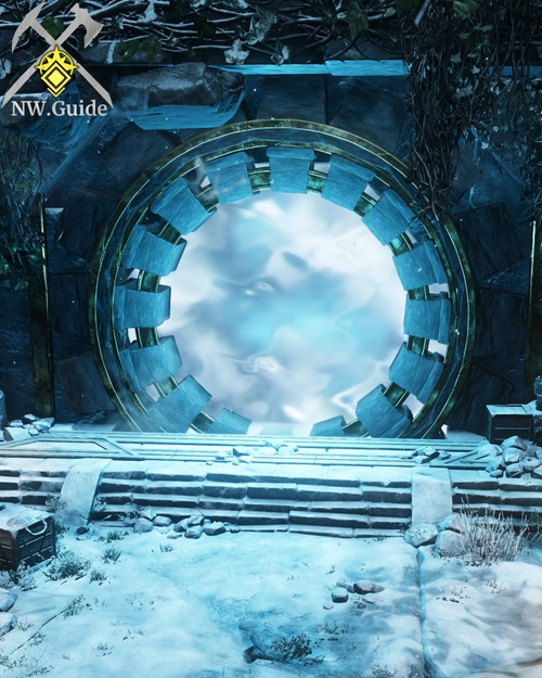 Screenshot of the Empyrean Forge expedition dungeon entrance