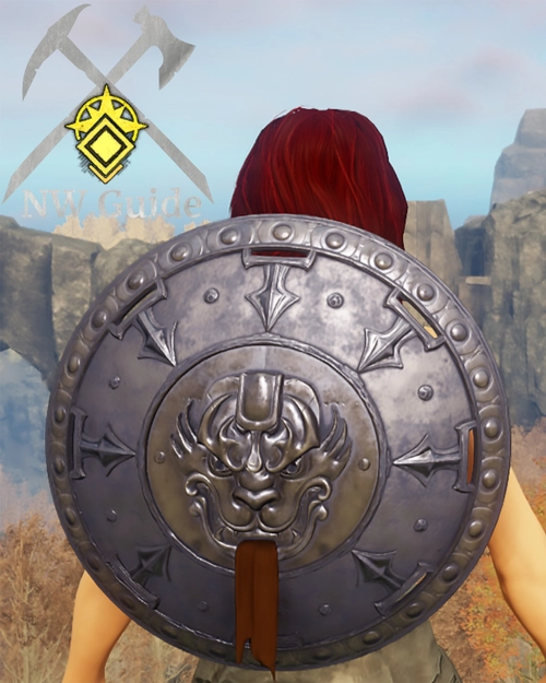 Photo of the Holding Together T5 round shield