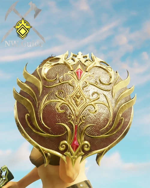 Photo of the Corrupted Heart Round Shield